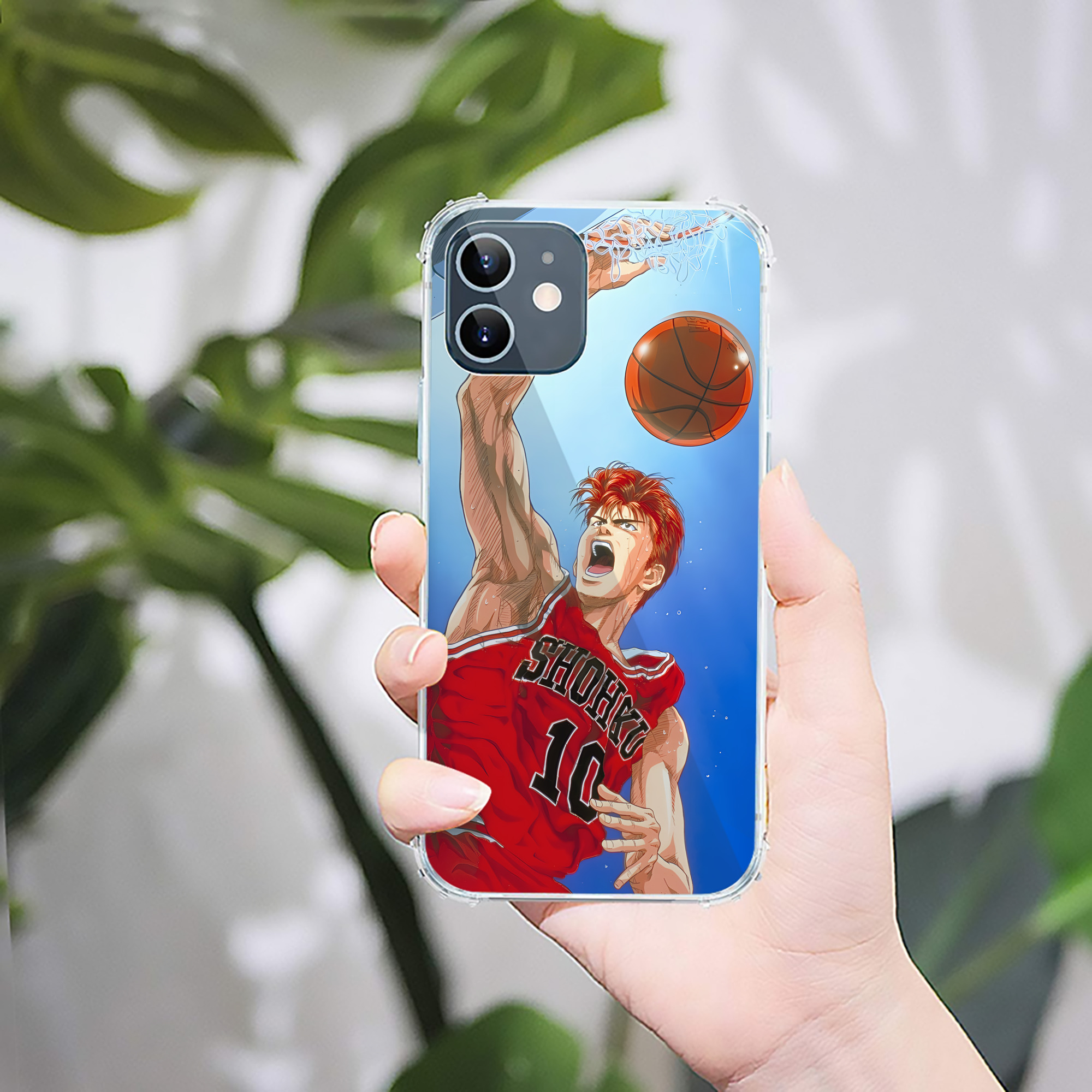 （画像用） SLAM DUNK／スラムダンク 【iPhone 12シリーズ対応】透明スマホケース（クリアソフトケース）